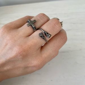 Torchlight Jewelry Silver Etched Ring